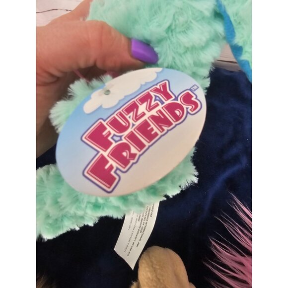 Fuzzy Friends Plush Teal Blue 6 Inch Bunny With Tags - Picture 4 of 6